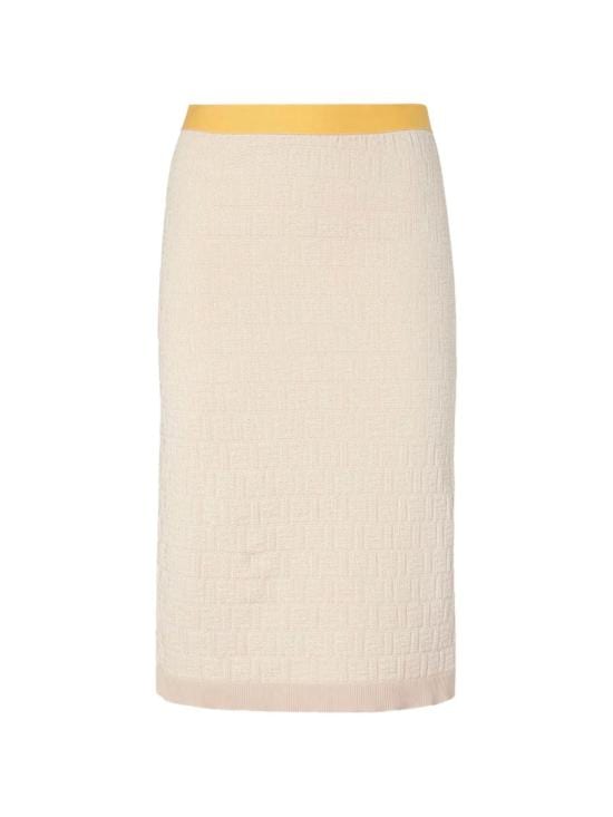 FENDI Women Mid Skirts FZS031 AW4SF0WC4 Beige