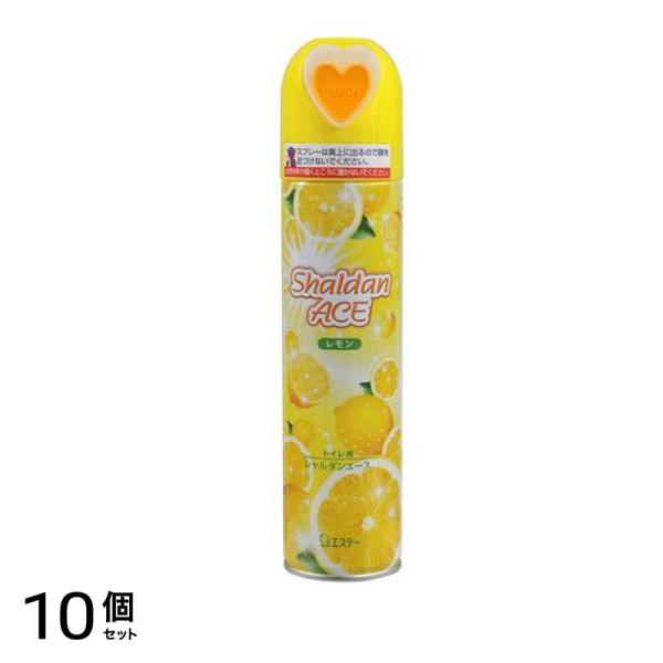 シャルダンエース (トイレ用スプレー消臭芳香剤) レモンの香り 230mL 10個セット