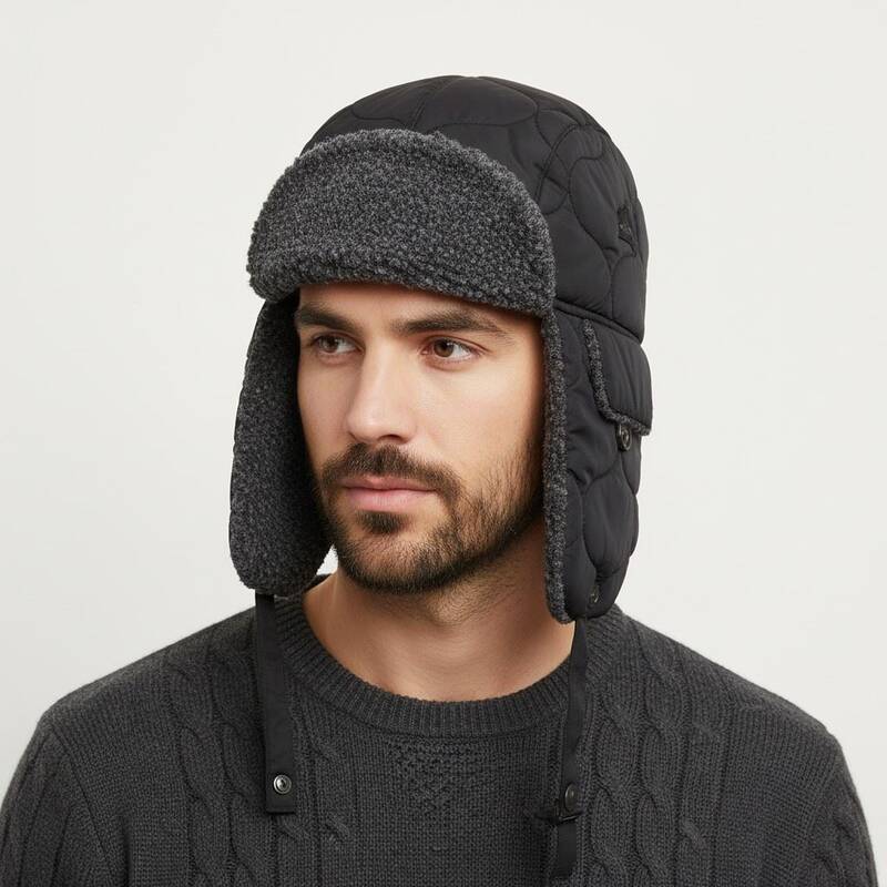 ラベルッソ FW24 メンズ サンドベイ トルーパーハット ラベルッソ FW24 メンズ サンドベイ トルーパーハット MHA0712 BK11