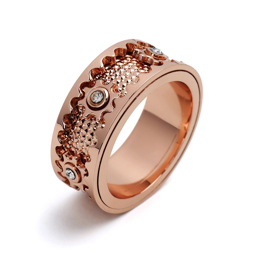 ギミックリング 歯車 [r496-rosegold]