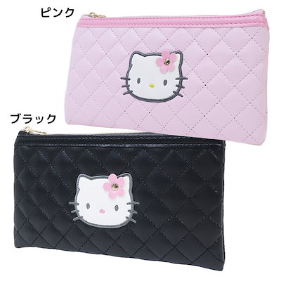 Qoo10] ケイカンパニー ハローキティ 筆箱 フラットポーチ 45 : 文具
