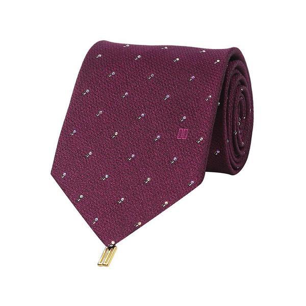 オールオーバーキュービックパターンネクタイバイオレット__DLF1ACF1102V1