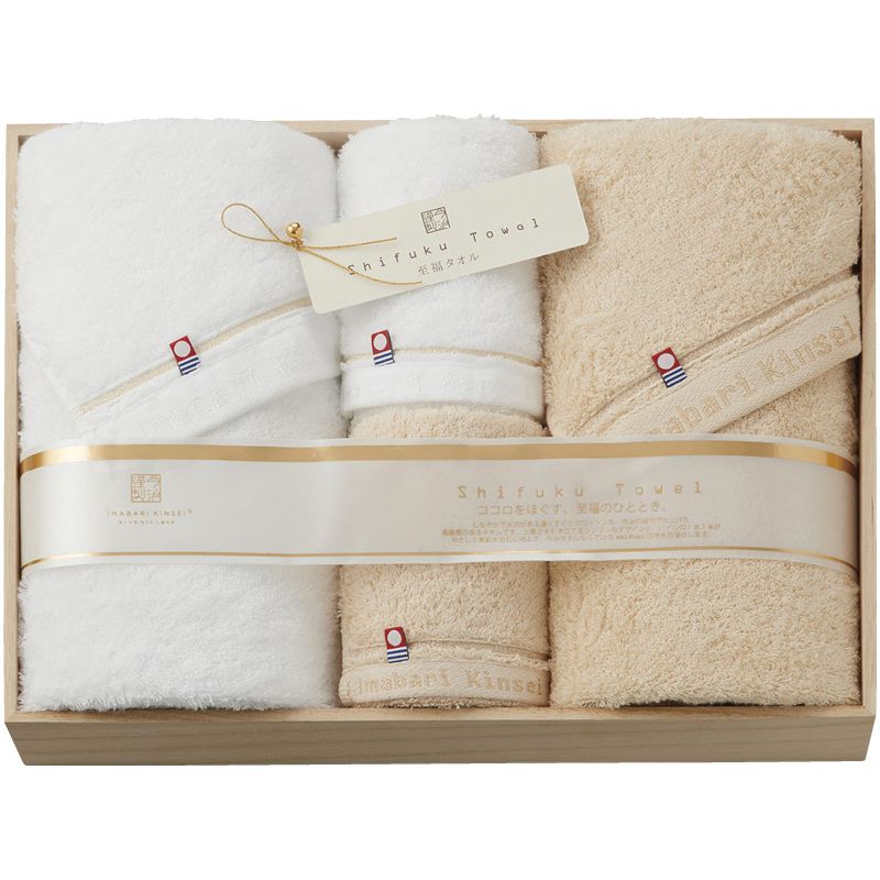 今治謹製 至福タオル バスタオル2P&フェイスタオル2P