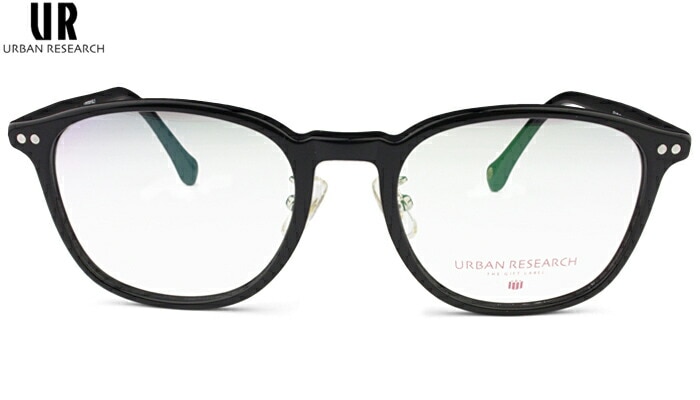 URF8018 c.1 ブラック メガネ urf1 眼鏡 めがね 鼻パット付 ウェリントン