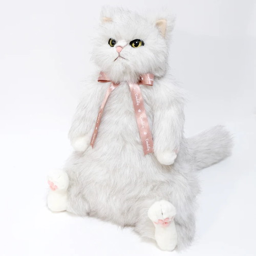 Cuddly カドリー CoCo(ココ) 淡灰/Y(約55cm 約850g) モンマルトルの素敵な仲間たち 猫ぬいぐるみ 【日本製】