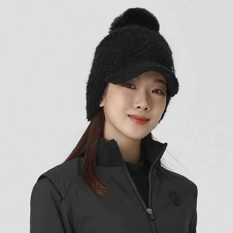 耳当てボンボンニットキャップ-6K87405_IC