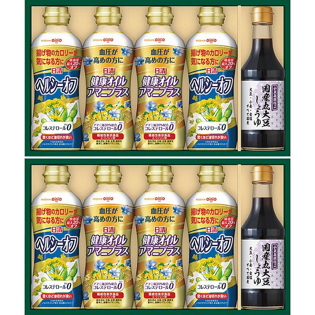 日清 バラエティオイル&丸大豆しょうゆギフト G-C