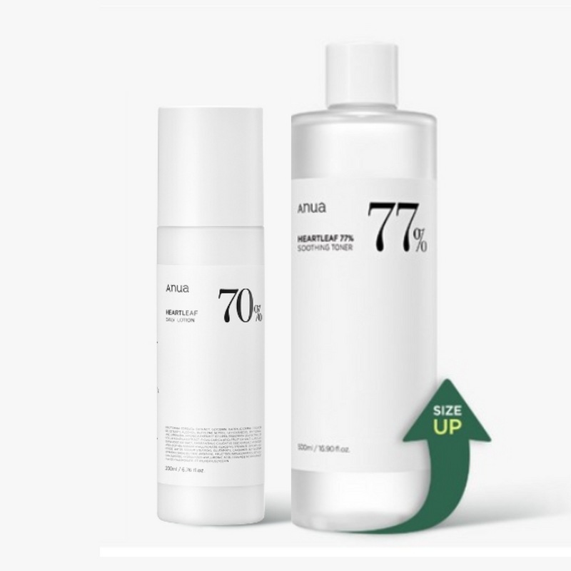【最安値挑戦中】【1+1】ドクダミ77% トナー 500ml+ドクダミ70%デイリーローション200ml