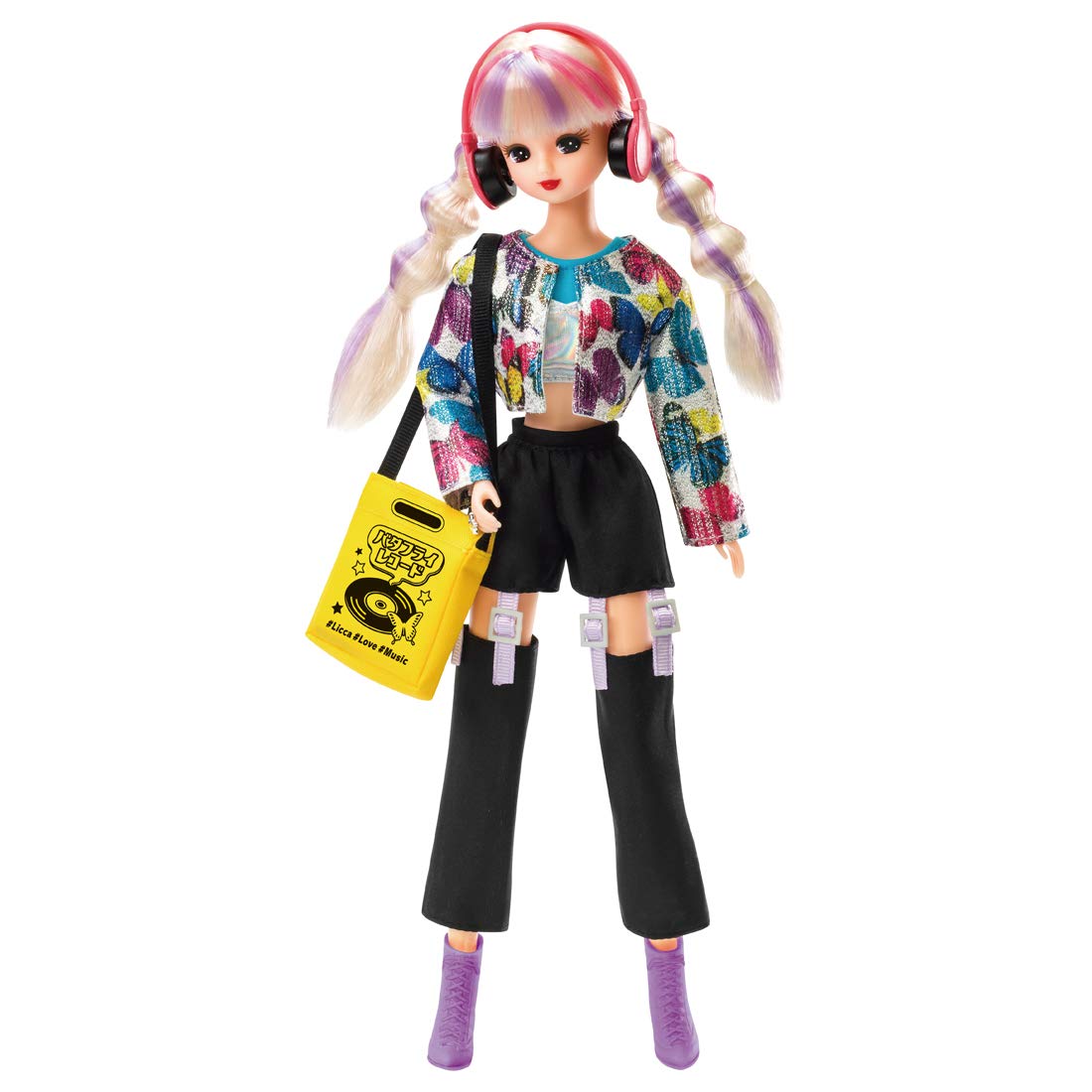 タカラトミー 『 リカちゃん ドール #Licca #ネオンバタフライ 』 着せ替え お人形 おままごと おもちゃ 3歳以上 玩具安全基準合格 STマーク認証 Licca TAKARA TOMY