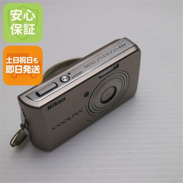 美品 COOLPIX S520 ライトブロンズ Nikon デジカメ 99