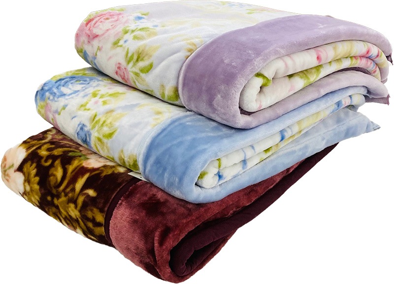 衿付き合わせ毛布 柄込おまかせ ふっくらボリューム シングル140cm 200cm ボリューム満点 あったか毛布 7,656円