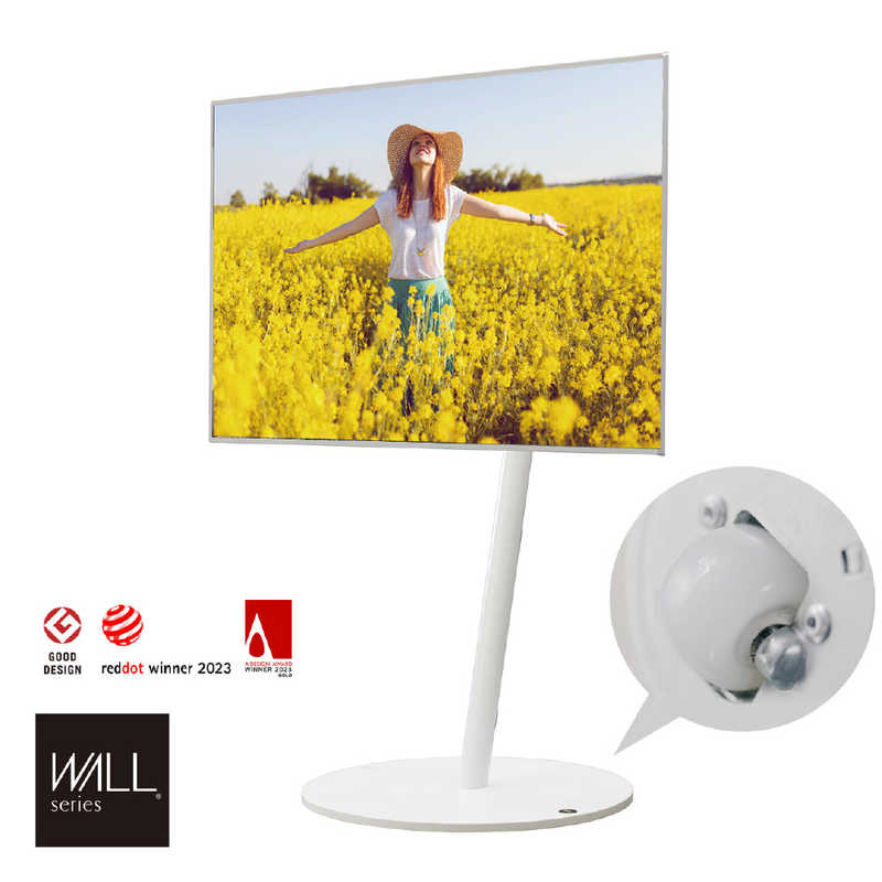ナカムラ　45～80インチ対応 テレビスタンド WALL A2 (ラージタイプ) サテンホワイト　WLTVL6111