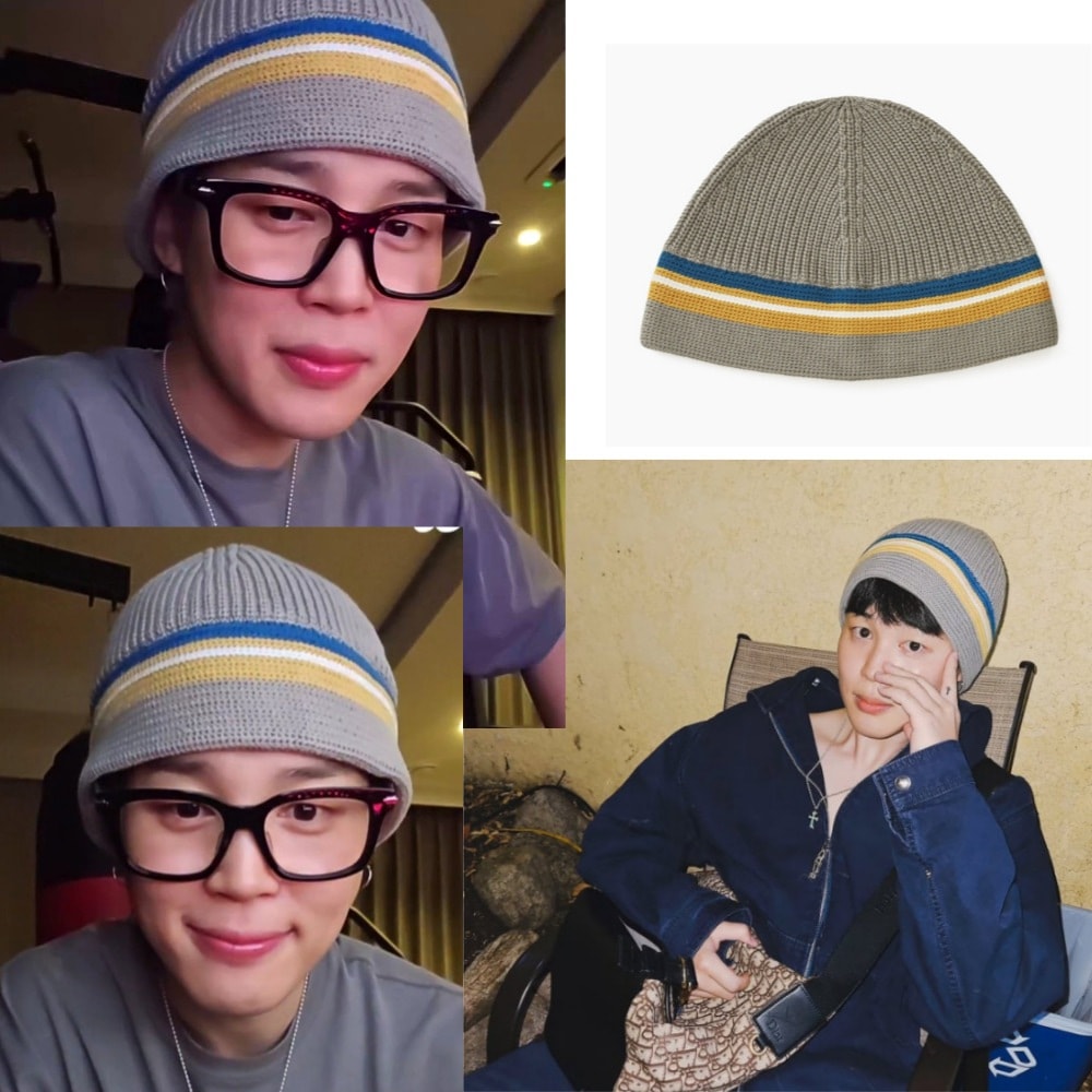 【BTS ジミン 着用】 Roam Knit Hat Sage / BTS ジミン 着用 (Weverse)