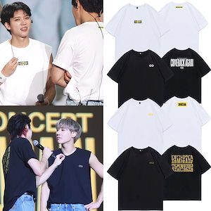 Infinite コンサートカムバックアゲイン純綿ゆったりサマーラウンドネック半袖tシャツ