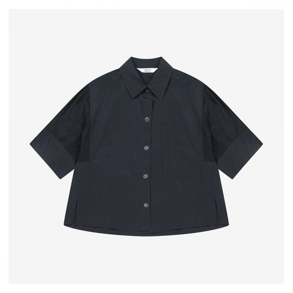 [ベスティヴェリ] カラーマッチングワイド5パートシャツ（BKJAE2157）