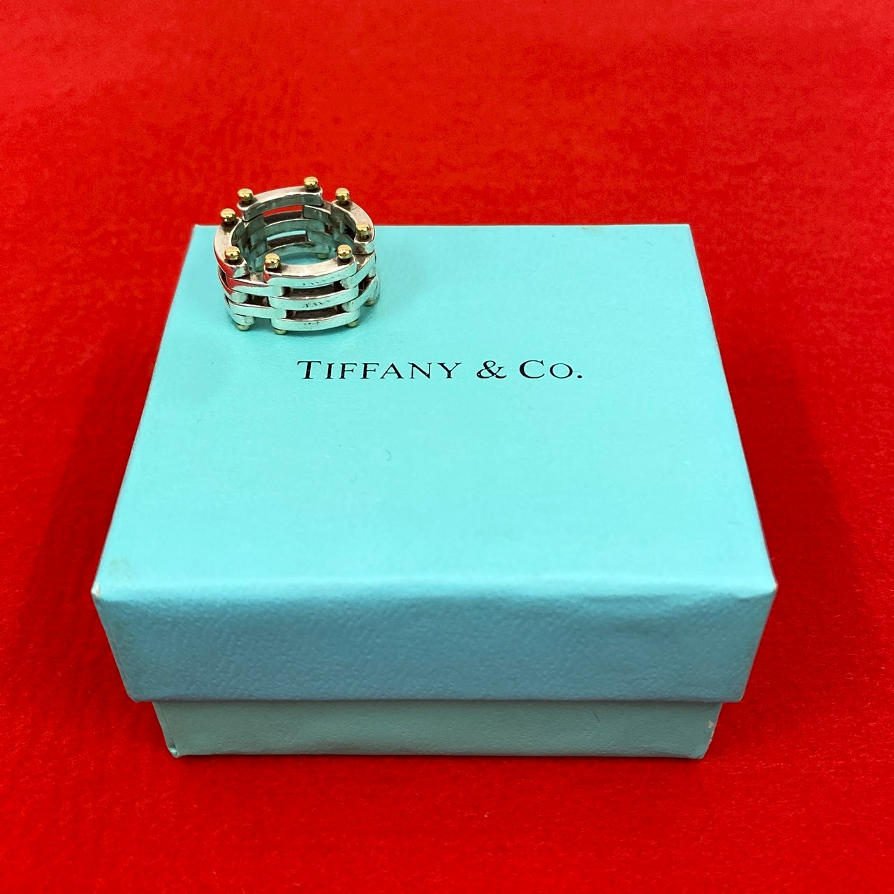 ゲートリングリング・指輪 シルバー925 K18ゴールド シルバー 24210