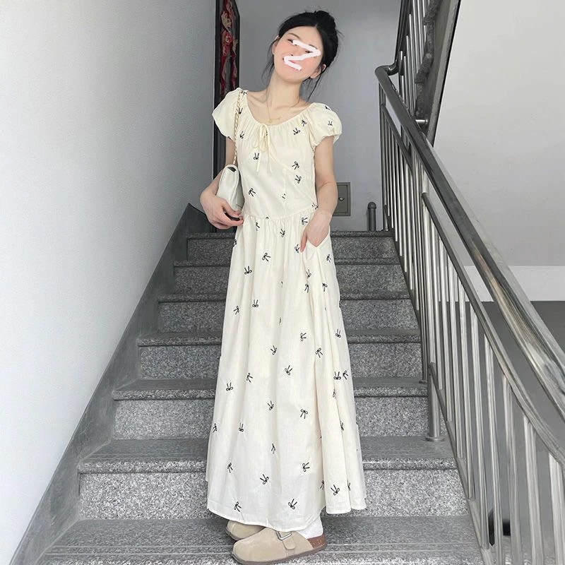 【超お得1つ買うと10個もらえる】メガ割ワンピース 夏の準備 夏 新作 フレンチドレス 女性 スリムロングドレス