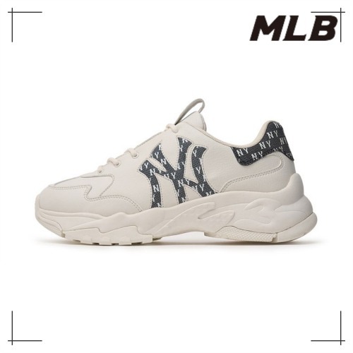 MLB公式正規品 Big Ball Chunky Window Monogram NY (Black)