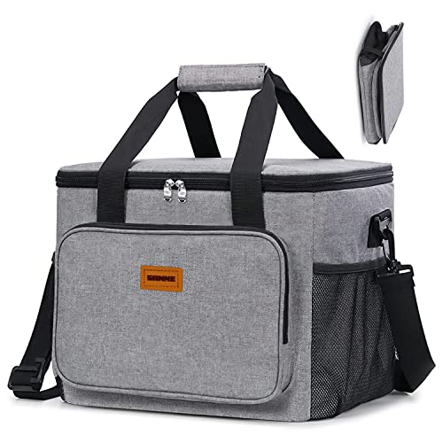 BDLMWH クーラーボックス 大容量 30L 3層断熱 保冷 保温 折り畳み収納可能 軽量 ソフト 手提げと肩掛け両用 お弁当収納バッグ 保冷バック ピクニック/運動会/通勤/キャンプ/お花見/BB