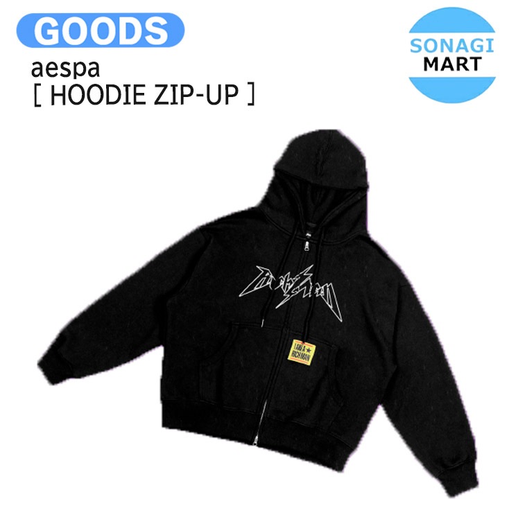 国内発送 aespa [ HOODIE ZIP-UP ] RichMan POP-UP OFFICIAL / 公式グッズ / 予約商品