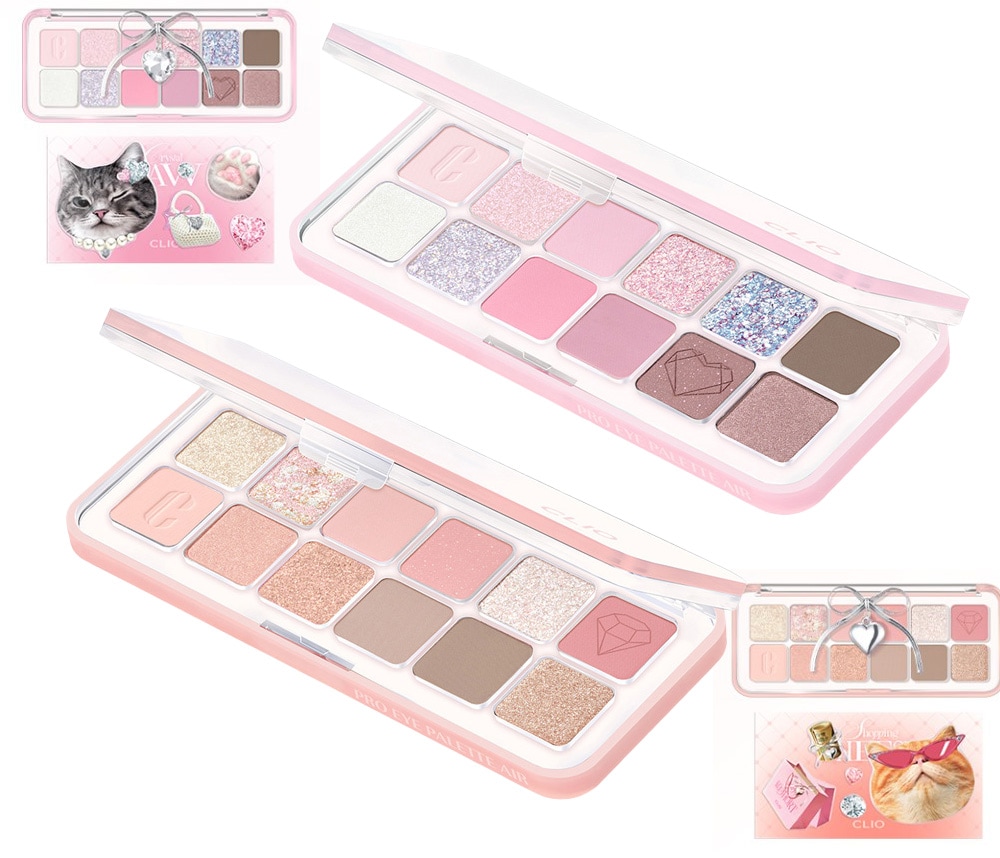 プロアイパレットエア(養生逆転 KOSHORT EDITION) 11号 ショッピングするチーズ 猫/12号 クリスタル 足裏