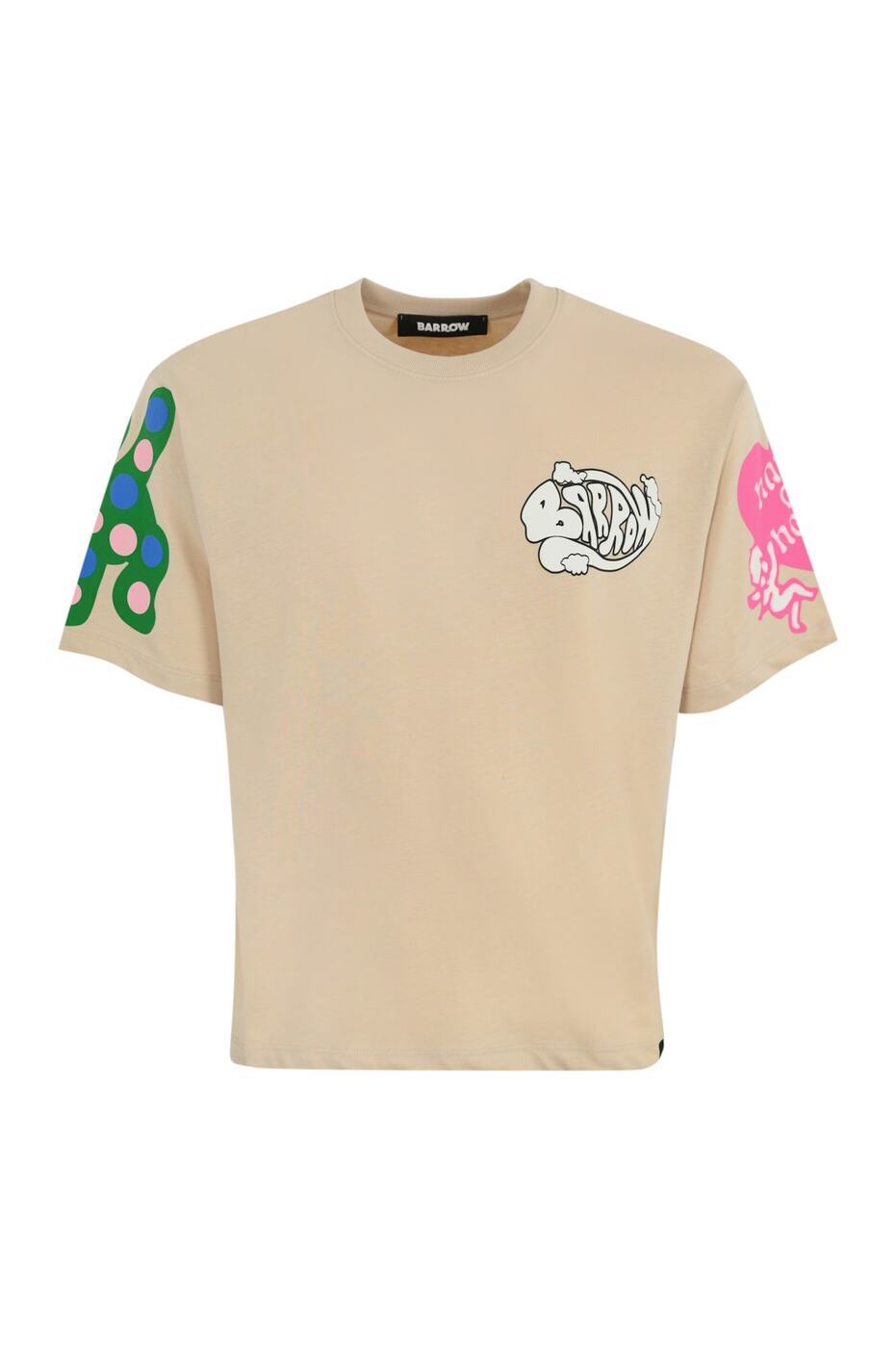 F4BWUATH081 092 ブラウン 秋冬2024 Tシャツ メンズ ia