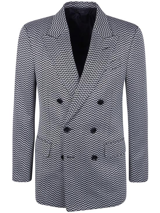 TOMFORD Men Suit Jackets JLNP02 S0272 NWA BLACK WHITE