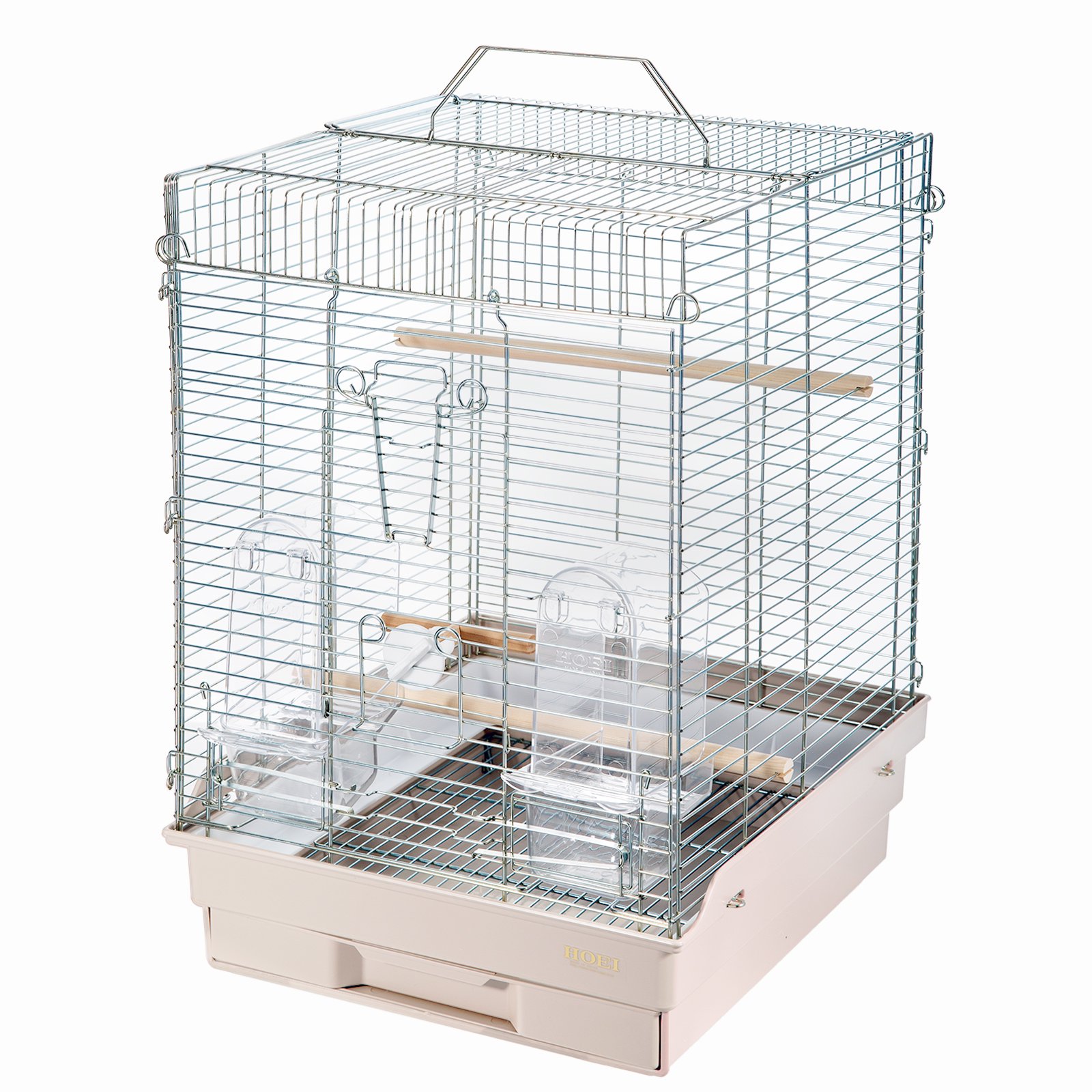 鳥かご　ＨＯＥＩ　３５手のりホライズンセキセイ　オートミール　（３７X４１．５X５４．５ｃｍ）　セキセイ　小型インコ　中型インコ　ＣＲＣ55―15―10―10―00
