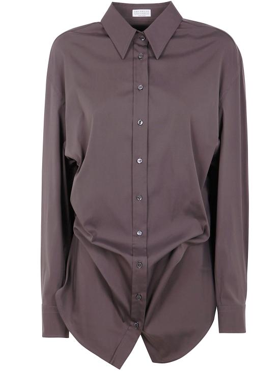 BRUNELLO CUCINELLI Women Shirts M0091ND806 C8705 BROWN