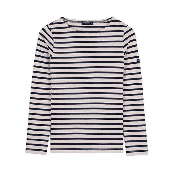 [セントジェームス] SS26 女性 メリダム II Tシャツ MERIDAME II ECRU MARINE