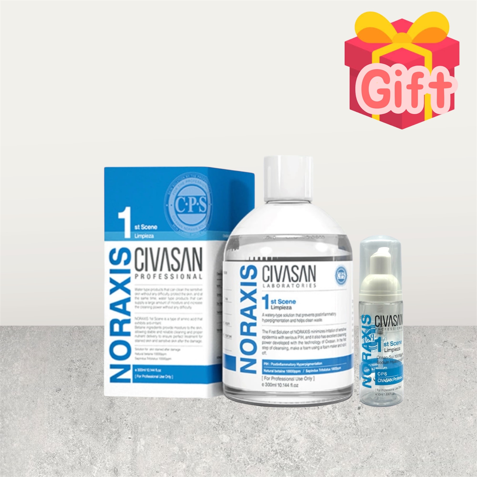 NORAXIS 1st Scene Cleansing Water 300mlノラクシス クレンジングウォーター低刺激・高保湿・敏感肌用