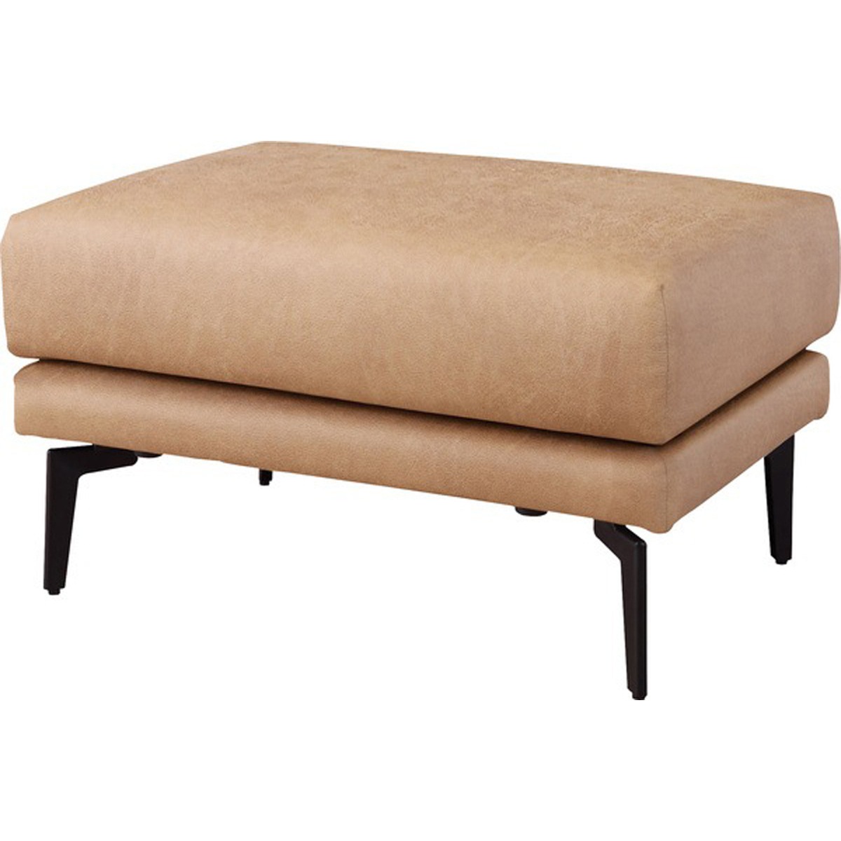 オットマン SS-127BE SS-127GY スツール ソファ チェア 足置き 1人掛け 2way ロータイプ使用可 スチール脚 高級感 おしゃれ ベージュ グレー