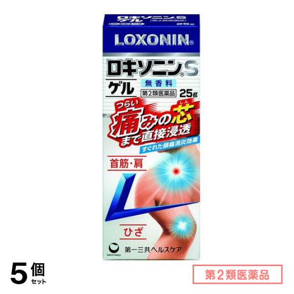 第２類医薬品 ロキソニンSゲル 25g 5個セット