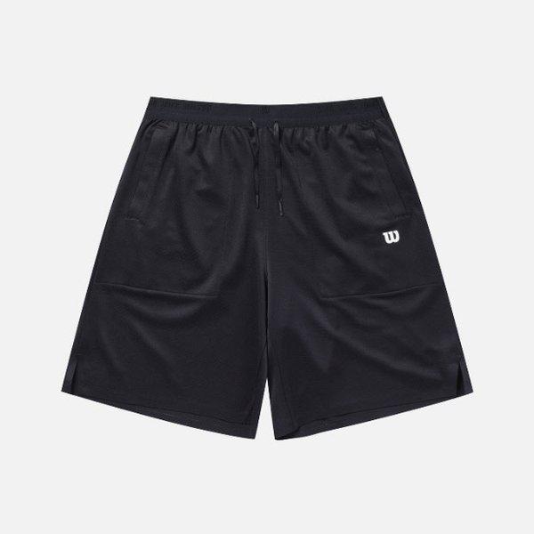 ショートパンツ JQS W241001TFH41-BLK 男性 ジャカードバンド 9インチ ジャージ ショートパンツ