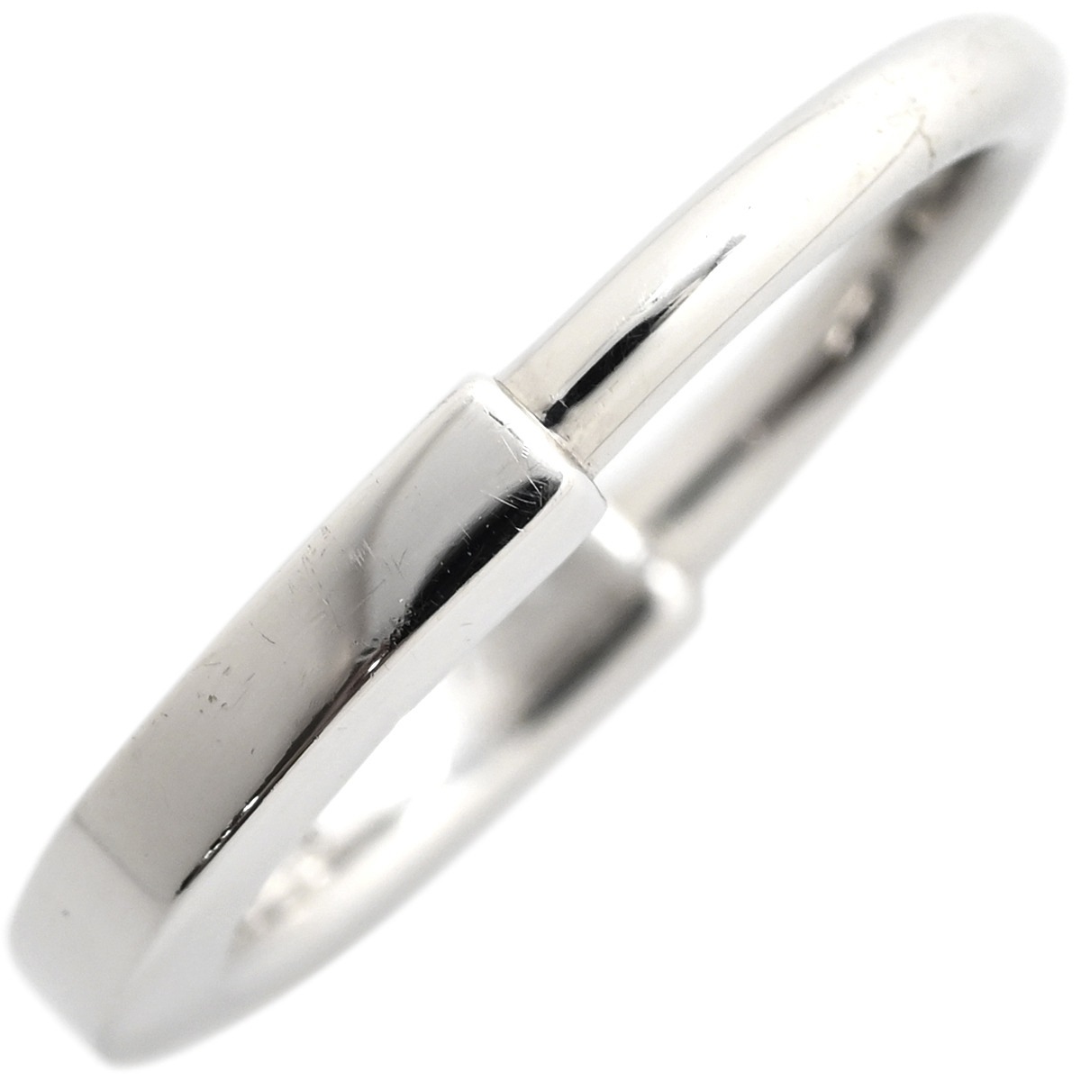 ティファニー Tiffany & Co リング 指輪 ロックリング K18WG ホワイトゴールド AU750 750WG 6号 72346777【中古】