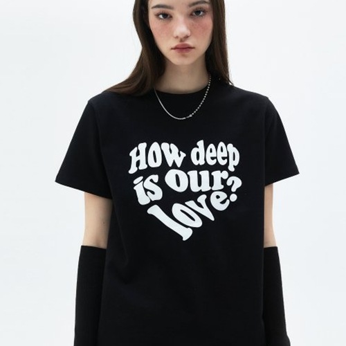 CL LUV TEE(BLACK) 半袖Tシャツ