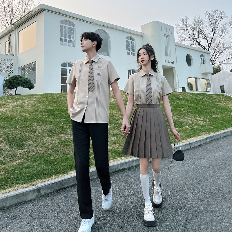 【1つ買うと10つ無料】カッ服2025卒業写真jkユニフォームクラスユニフォームクラスユニフォームジュニア高校短袖