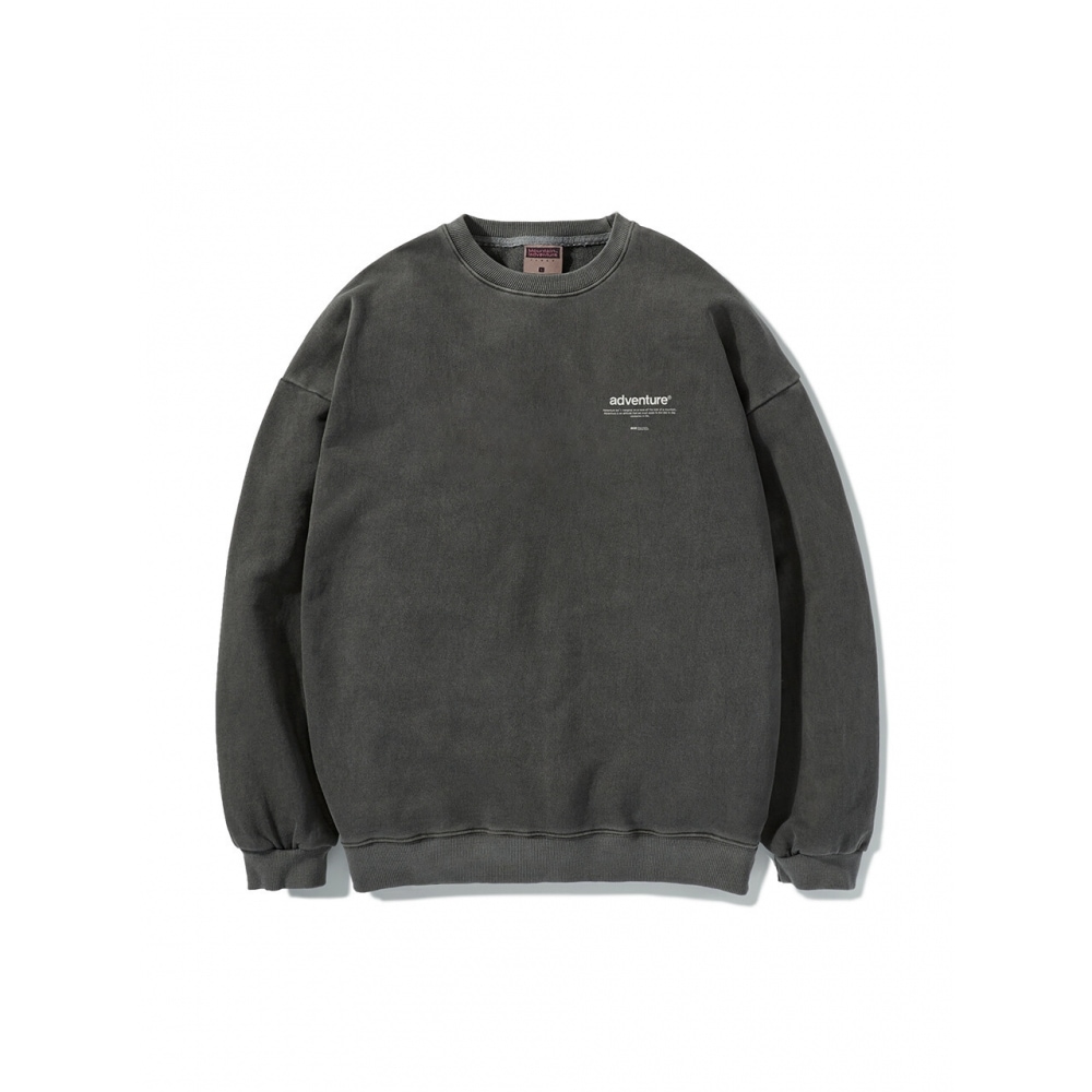 FLUKEフルークアドベンチャーフォントピグメントマンツーマンTシャツFMT754 4color