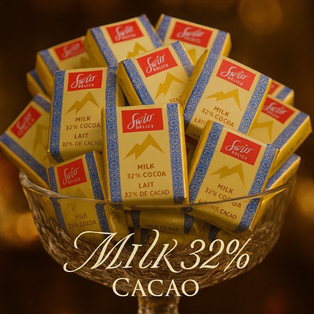 【たっぷり600g（約105個入！）】スイスデリス チョコレート (食品スイス600g)スイス製 チョコ チョコレート スイーツ お菓子 ミルクチョコレート ミルクチョコ