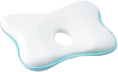 他サイト： ベビー枕 赤ちゃん枕 クッション コットン 綿 100％ 向き癖 改善 対策 防止 新生児( ホワイト)の商品画像