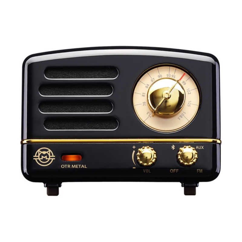 MUSEN　MUZEN OTR メタル Bluetooth スピーカー ブラック ［Bluetooth対応］　MW2AIBK