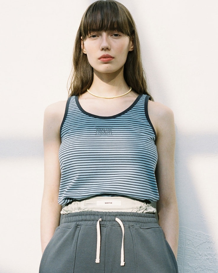 マリテフランソワジルボーW CLASSIC LOGO SLEEVELESS