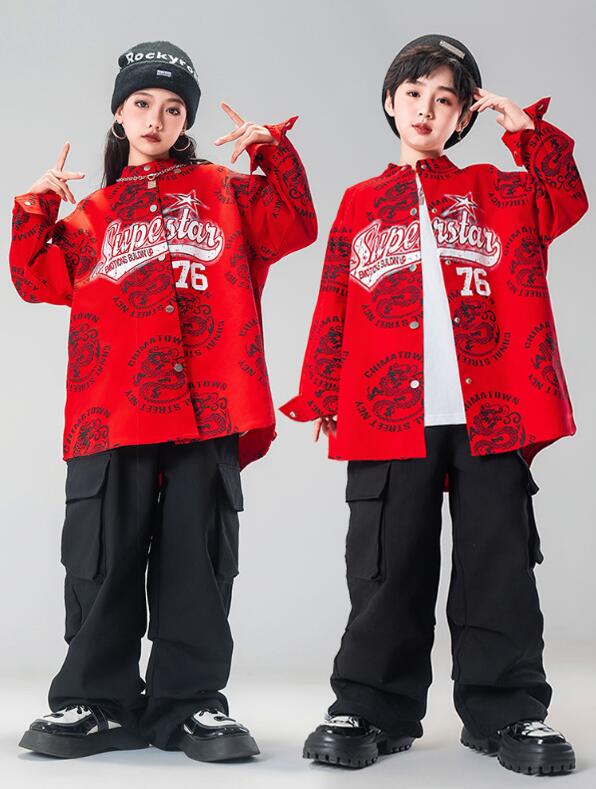 チーム衣装 レッスンダンスウェア K-POP 子供服 演出服 ヒップホップ イベント 2点セット3点セット hiphop 応援団 発表会 ステージ舞台衣装 練習着 jazz キッズジャズ 男女兼用