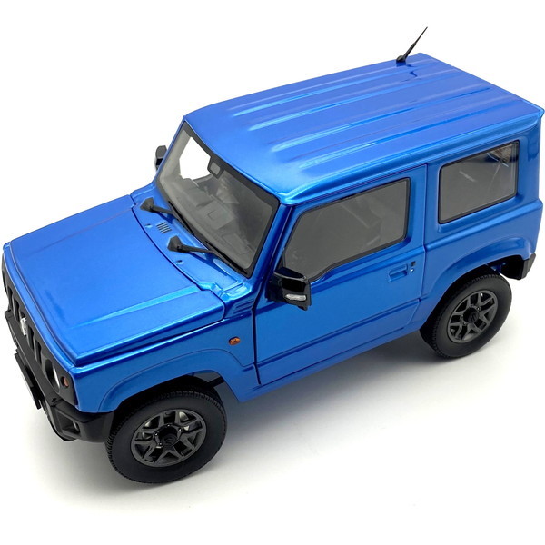 ビーエムクリエイションズ スズキ ジムニー (JB64) 18ブリスクブルーメタリック RHD 1/18