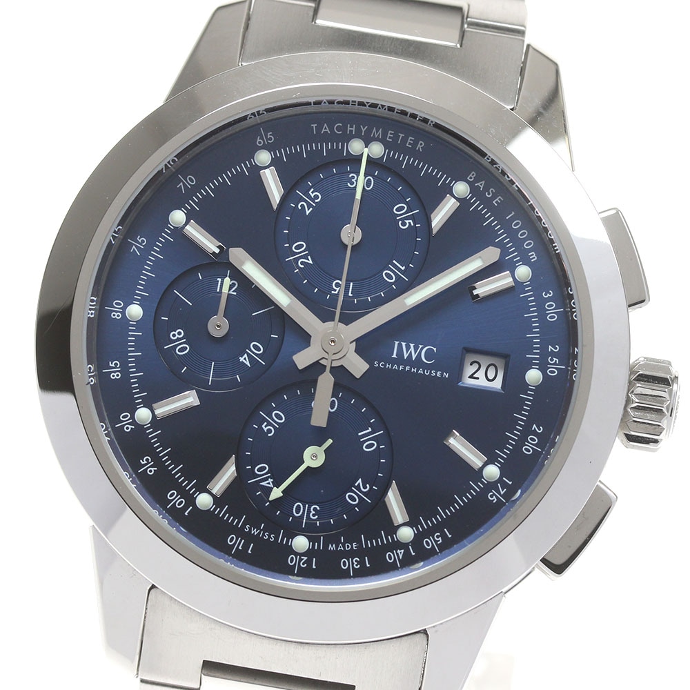 IWC IWC SCHAFFHAUSEN IW380802 インジュニア クロノグラフ デイト 自動巻き メンズ 極美品 保証書付き_868805【中古】