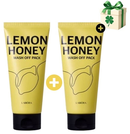 【NEW 1+1】レモンハニーウォッシュオフパック 150g X 2個 洗浄タイプ 保湿感 ハリ感 肌引き締め 角質ケア 毛穴ケア ツヤ肌 柔らかい使用感
