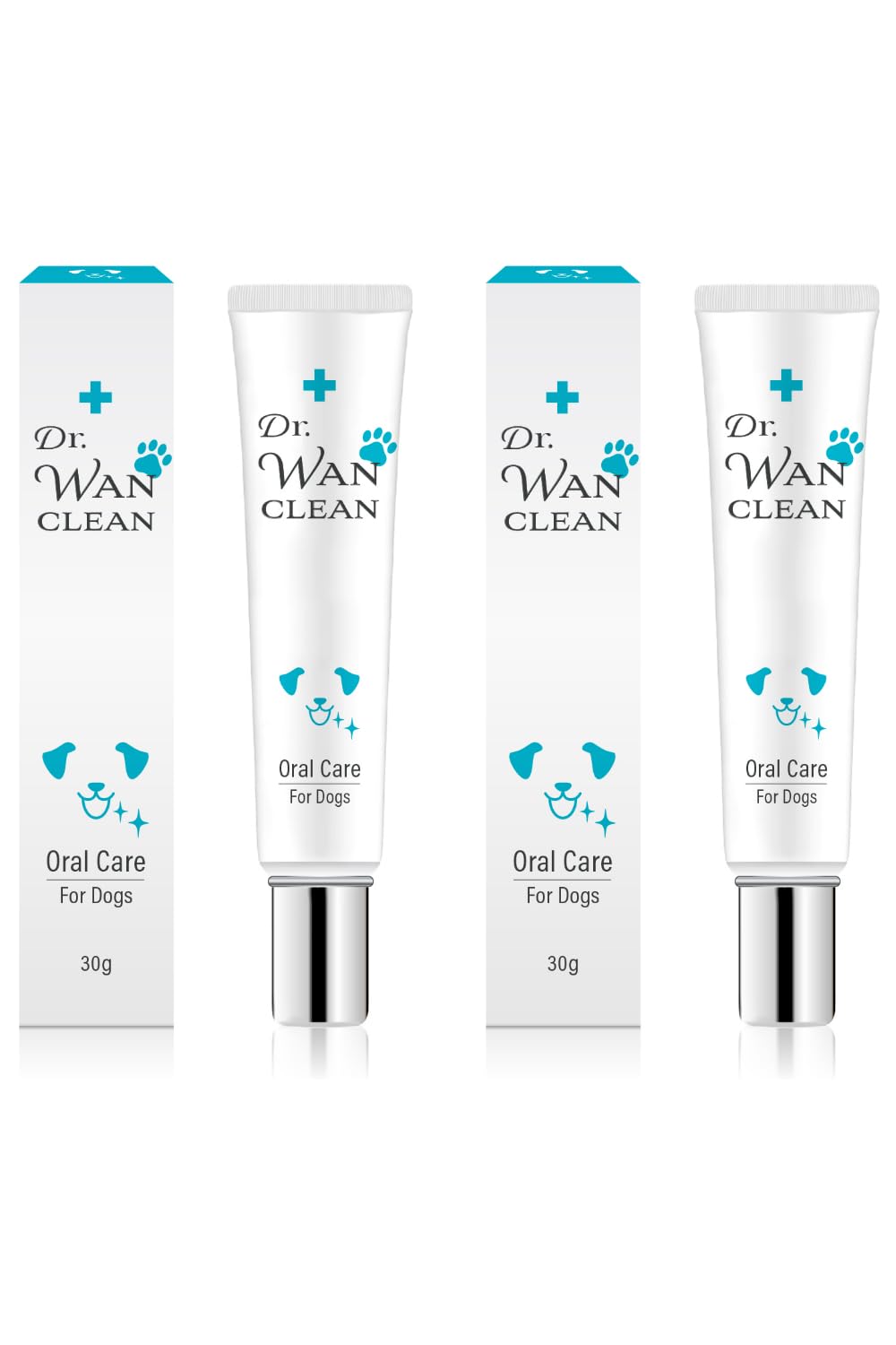 犬 歯磨き粉 歯磨きジェル 口臭 歯石 歯垢 取り Dr.WANCLEAN（ ドクター ワンクリーン ）/ 犬用 口腔 歯ブラシ ジェル オーラルケア 国産 30g (2個)