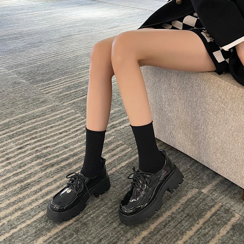 厚底ローファー ローファー レディース 厚底ローファー ブリティッシュスタイルシューズ