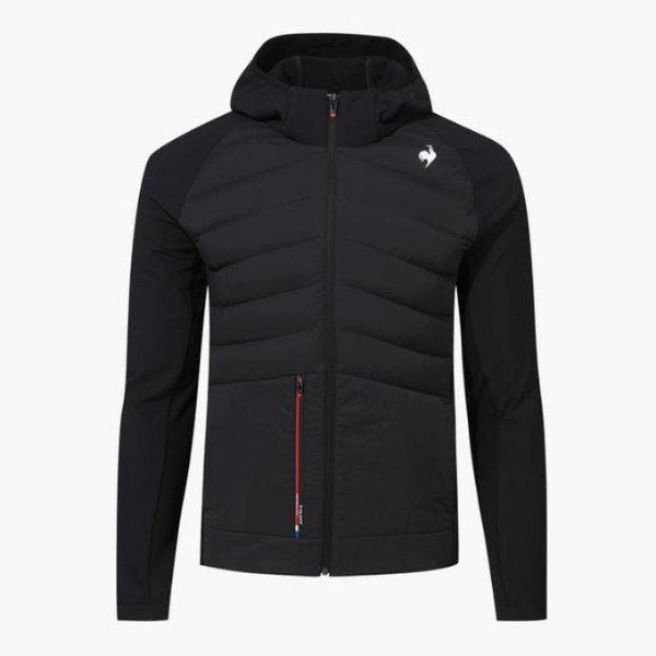 フードジップアップ NQJ QQ121EFT12-BLK トリコットボンディングフードジップアップ BLACK