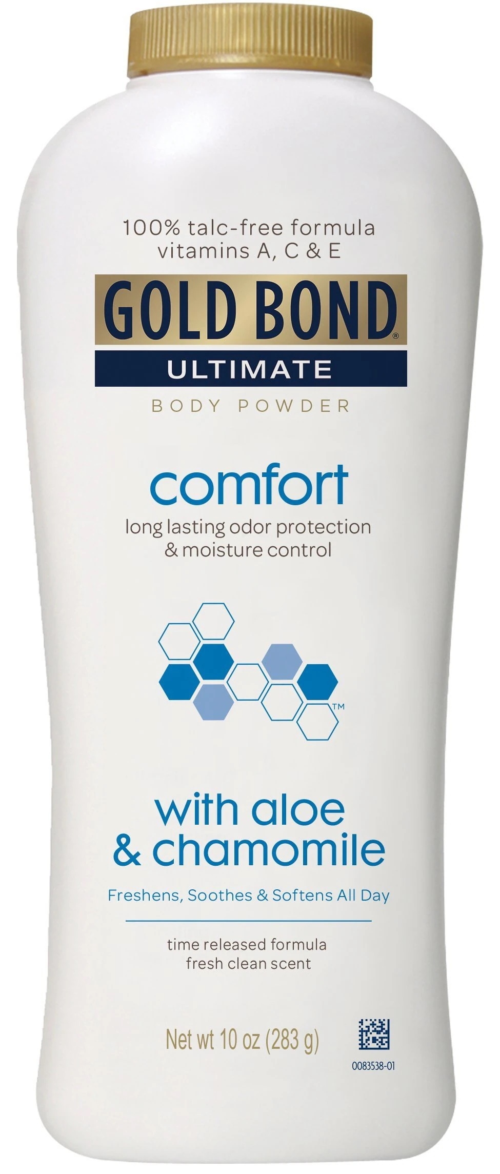 Gold Bond Ultimate Comfort Body Powder， Aloe and C